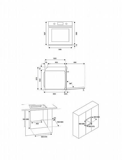 ���� ���� ��� F605PROEKN ������� Bertazzoni 