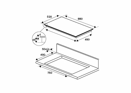 ������ ��������� ��� P906IM3G5NE ������� BERTAZZONI
