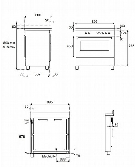  ���� ����� ������ ��� BNEAMS95C61L ������� Bertazzoni 