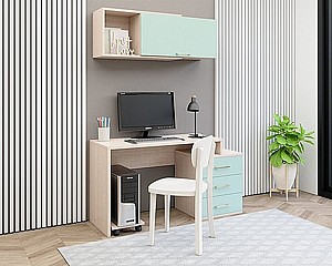 ספריית ילדים עם יחידת מגירות אחסון - דגם ANABEL ספריית ילדים עם יחידת מגירות אחסון - דגם ANABEL