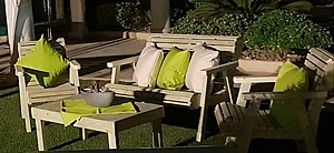 מערכת ישיבה מעץ דגם - וסן מערכת ישיבה מעץ דגם - וסן