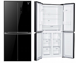 מקרר 4 דלתות SHARP SJ-8435-BL/CH מקרר 4 דלתות SHARP SJ-8435-BL/CH