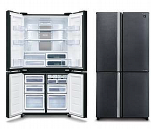 מקרר 4 דלתות SJ-9160-SL SHARP מקרר 4 דלתות SJ-9160-SL SHARP