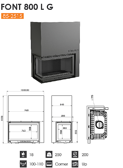 ���� �� ���� FONT 800 L G 