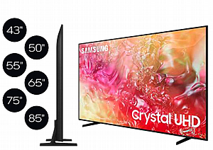 מסך DU7100 SAMSUNG ללא מסגרת בגימור שחור יוקרתי מסך DU7100 SAMSUNG ללא מסגרת בגימור שחור יוקרתי