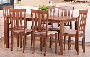 פינת אוכל שולחן אוכל + 6 כסאות SORRENTO SET פינת אוכל שולחן אוכל + 6 כסאות SORRENTO SET